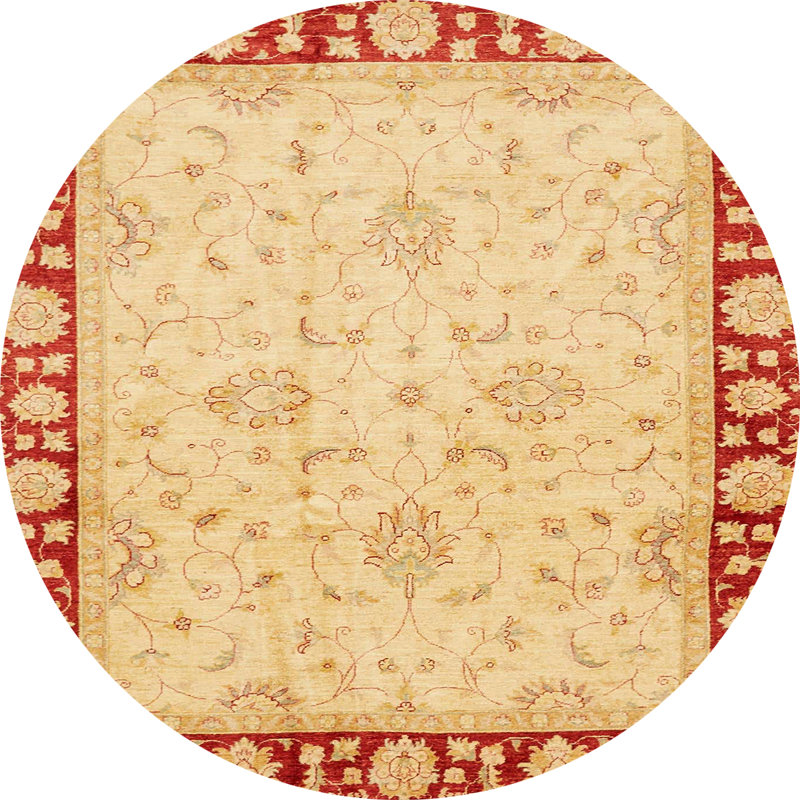 Abstract Indoor Rug, Round 3'