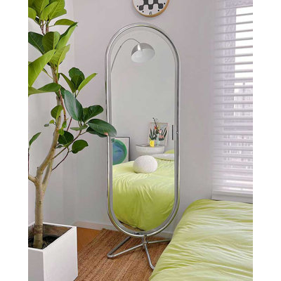 Miroir complet à cadre en fer arqué moderne et minimaliste