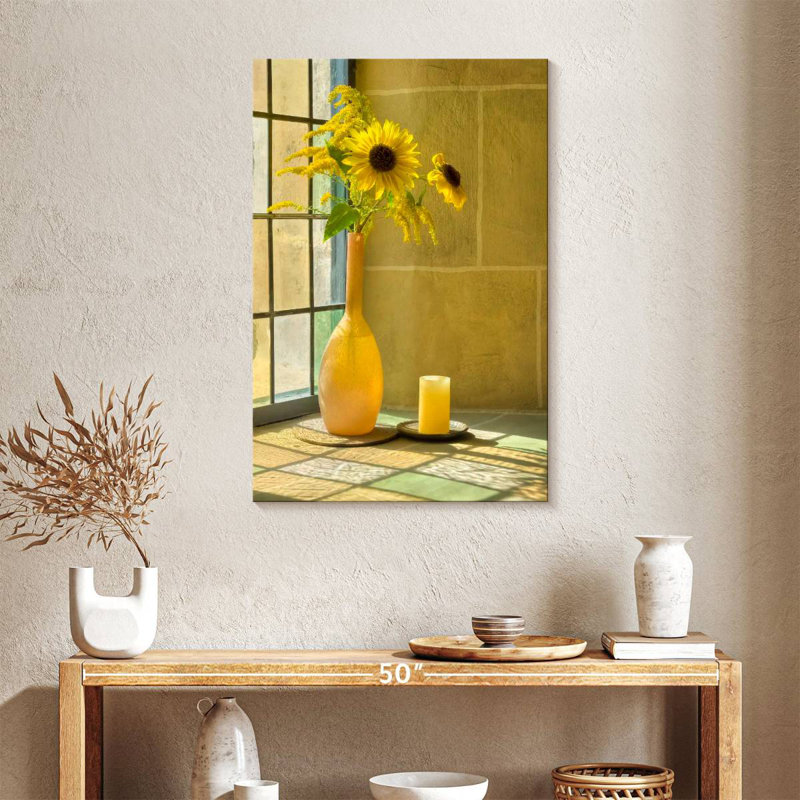 Harnek Sunflower Window, 36" H x 24" W