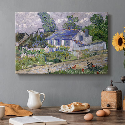 Maisons à Auvers-Vincent van Gogh-Toile tendue avec châssis-1890