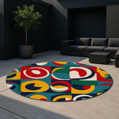 Bouncy Dash Indoor And Outdoor Area Rug