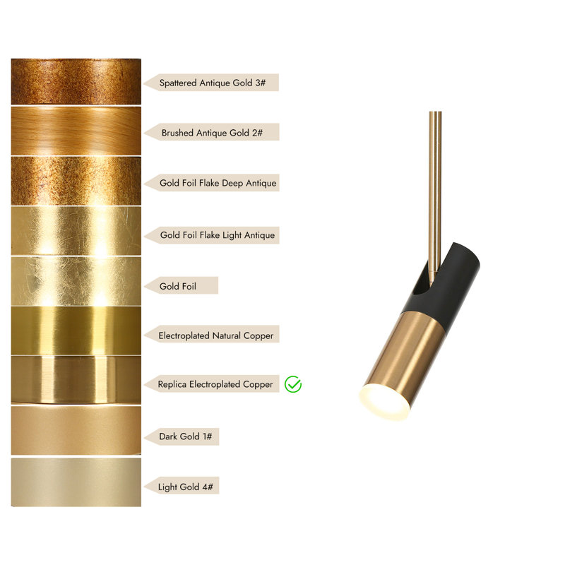 Miaisabella 1 - Light Dimmable LED Single Cylinder Adjustable Pendant