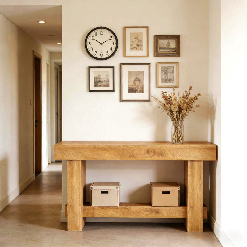 Table de couloir de style moderne, table de canapé, table de couloir, console
