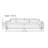 Retro Chenille Straight-layout Sofa