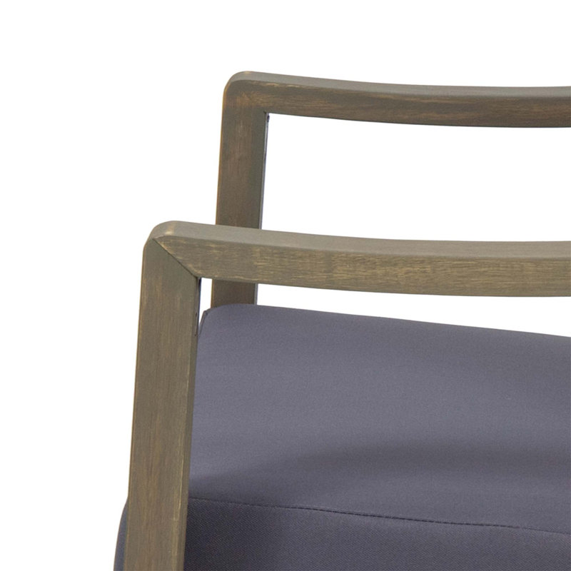 Table basse et causeuse Samwell, Brun
