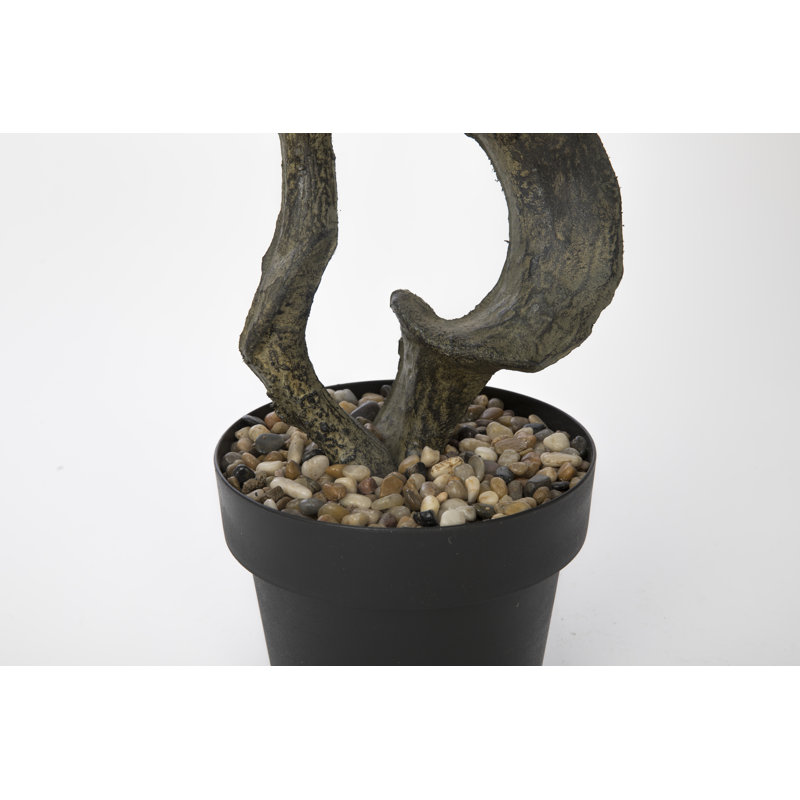 Bonsaï artificiel en pot 37 po Panama, Noir