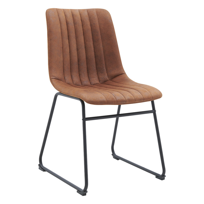 Seder Upholstered Dining Chair, Brown