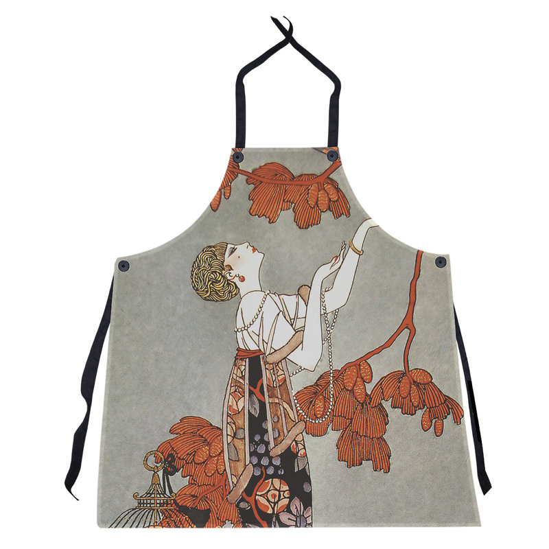 Tablier George Barbier, Rouge / Gris