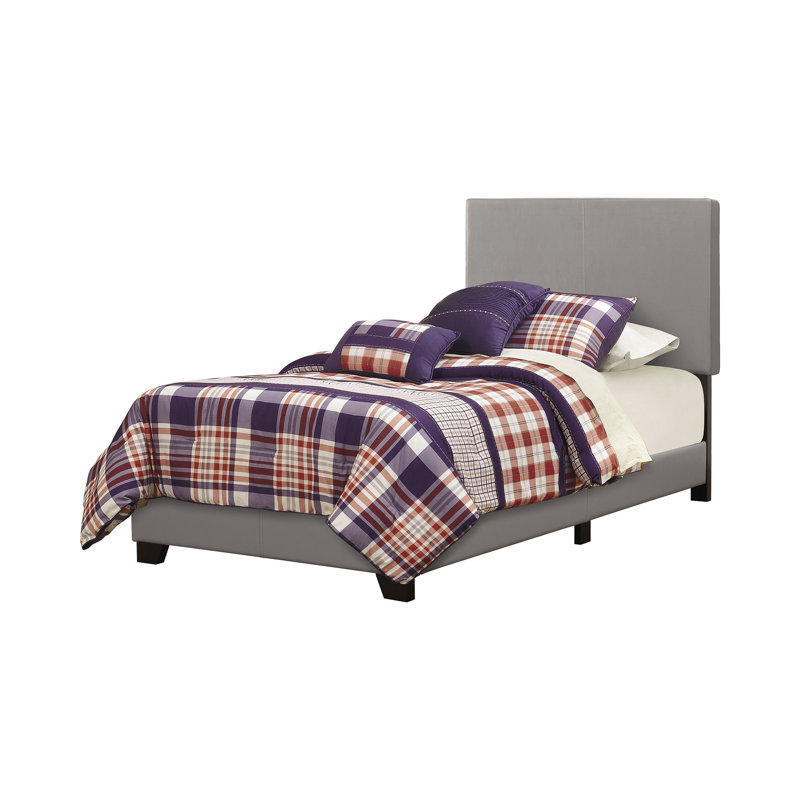 Grey Twin Panel Bed, Gray
