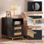 35cm W Metal Bedside Table-65661217