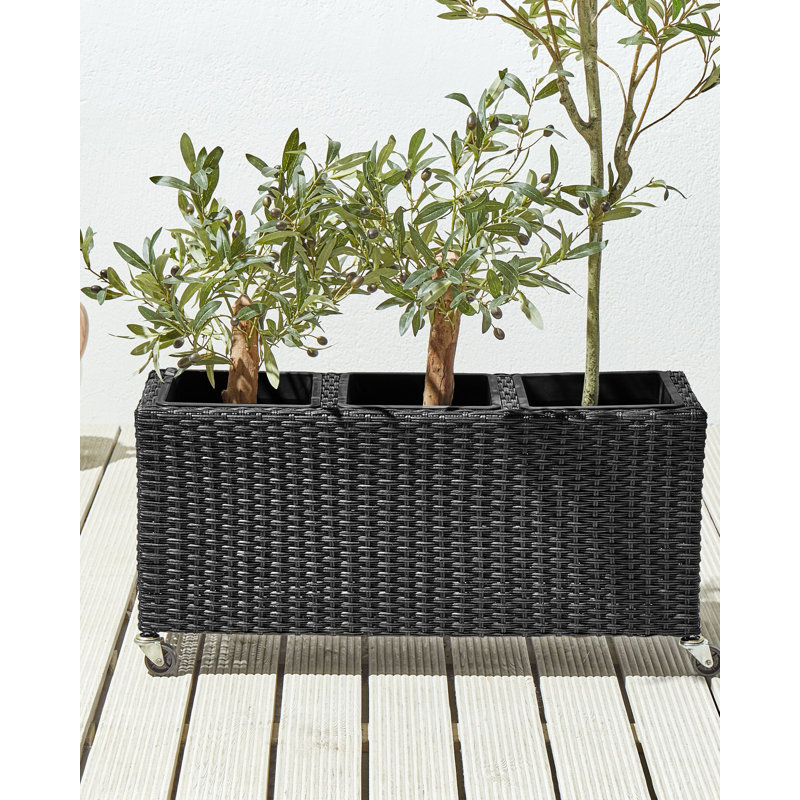 Allana Handmade Pot Planter, Black