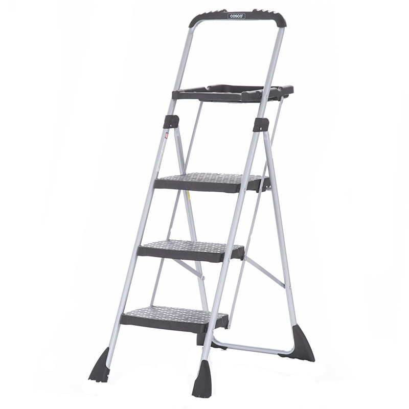 COSCO 3-Step Max Steel Work Platform, 225lb. Weight Capacity
