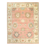Fine Hand knotted Oushak rug 8'11'' X 11'9''