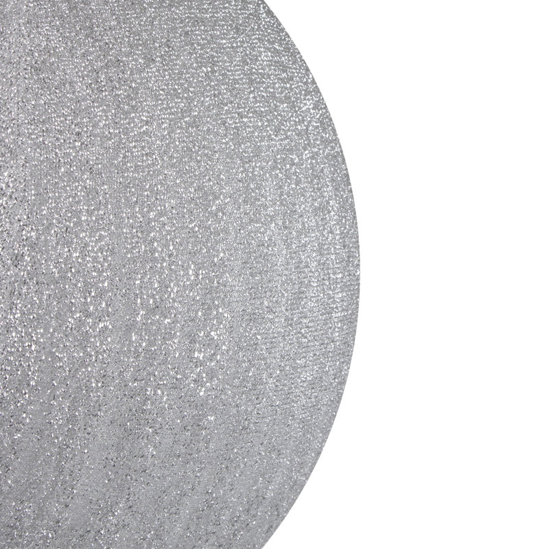 Décoration de Noël extérieure, Argent, H 19,5 po x l 19,5 po x P 19,5 po