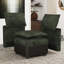 Fauteuil d'angle sans accoudoirs en Lille Chenille-108055253