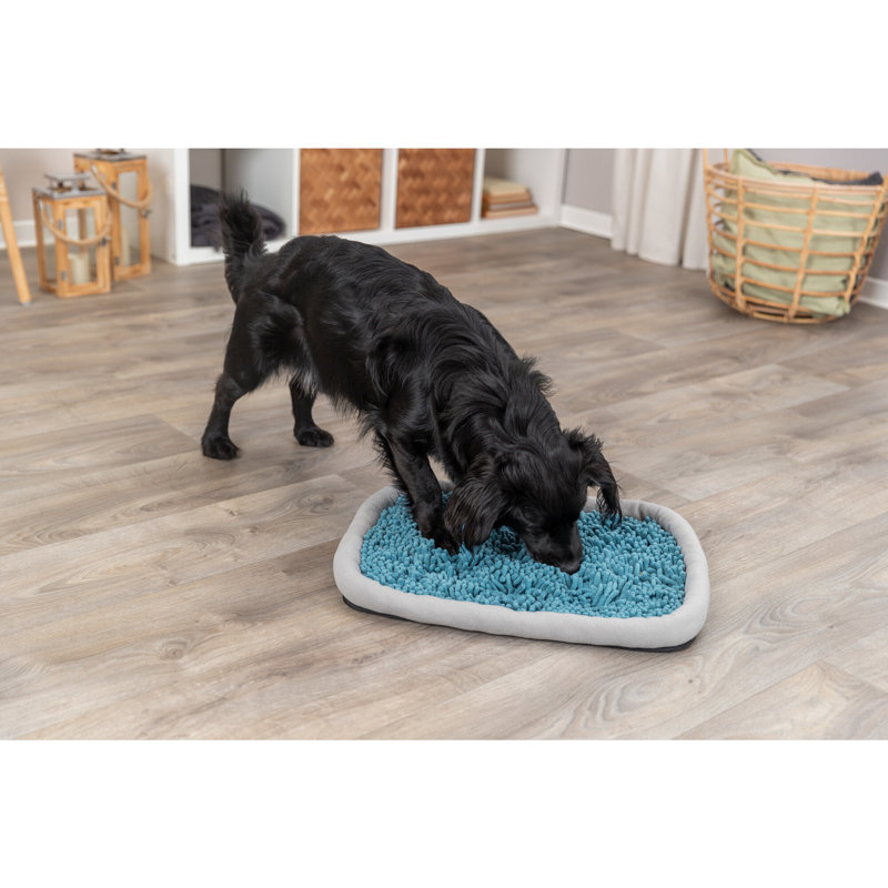 TRIXIE Snuffle & Seek Plate, Sniff Mat, Interactive Feeding Game, Slow Feeder