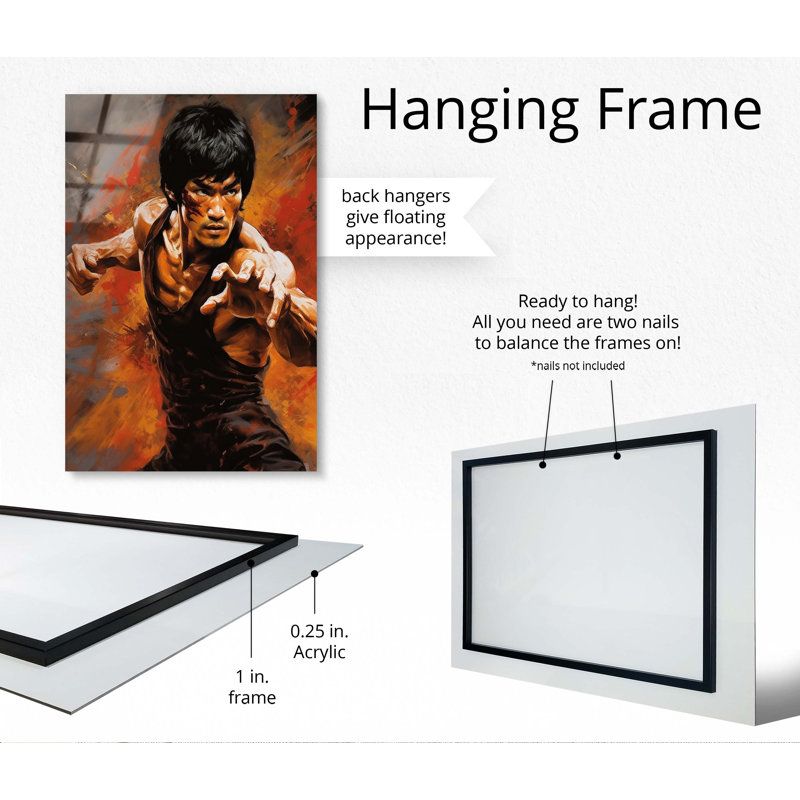 Beric Bruce Lee I - impression sans cadre, H 36 po x l 24 po x P 1 po