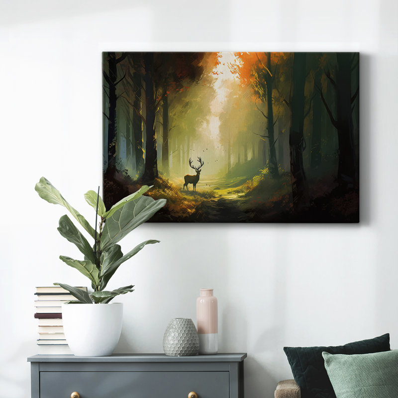 Animaux, série paysage CCDXLIV, H 18 po x l 27 po