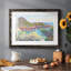 Paysage près de Montecarlo, 1883 - Reproduction encadrée rustique avec tableau mat-901711573-901711570