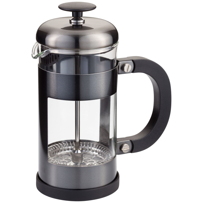 Judge, Coffee - Glass Cafetiere, 3 cup, Pewter