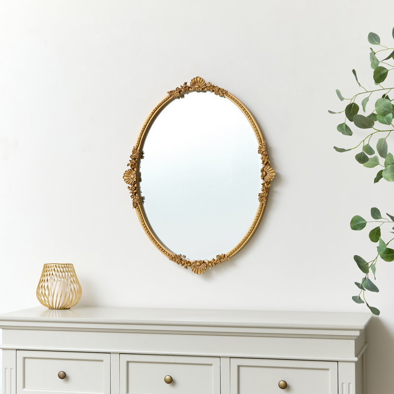 Metal Oval Mirror