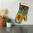 Bloomed Panel Oven Mitt Cotton Twill