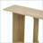 Curved Ash Veneer Console Table with Lower Shelf-174466531