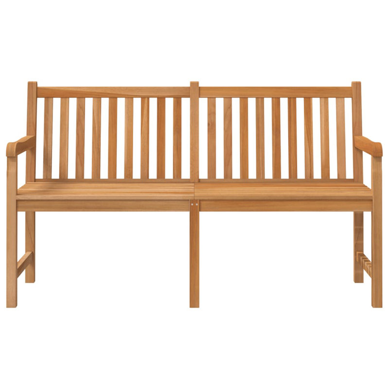 Banc de jardin en teck, H 35,4 po x l 59,1 po x P 23,6 po
