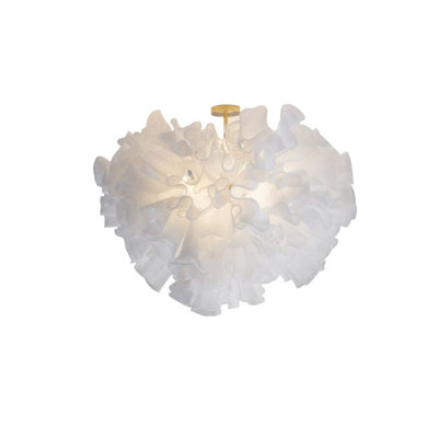Murano Eve Ribbon Cluster Sculpture Light Chandelier