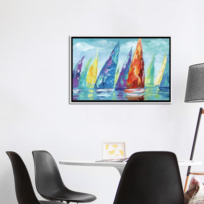 Reproduction d’art sur toile Fine Day Sailing II par Nan