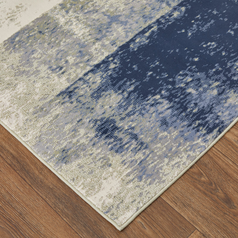 Tapis en polypropylène à motif abstrait Takara, Rectangle 3 pi 10 po x 6 pi