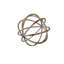 Sculpture boule blanche en métal-21304500