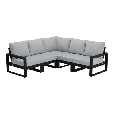 Patio 5-Piece Deep Seating Set With Frame