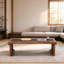 Foldable Japanese Coffee Table Solid Wood Floor Table Minimalist Tatami Style for Living Room Dining Room Home Decor
