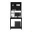 Bureau d'ordinateur, tablette inférieure, quatre tablettes