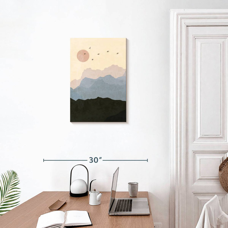 Kerrick Boho Sun And Mountains, 24" H x 16" W