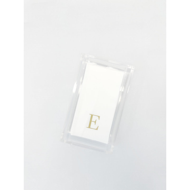Plateau de coiffeuse transparent