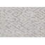 Tapis géométrique en cuir / laine gris Stafford-28782812