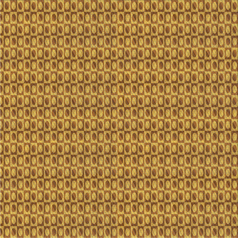 Tapis brun Power Loom, Carré 4 pi