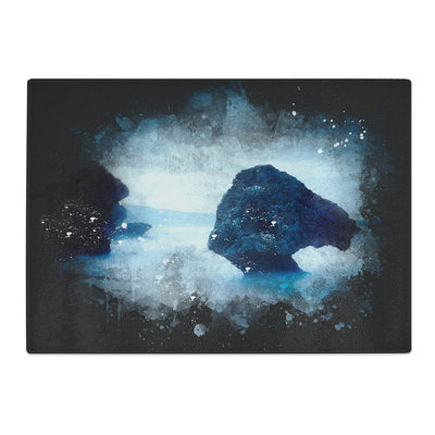 Barbados Beach Paint Splash Chopping Board