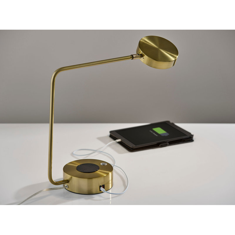 Lampe de bureau à DEL Viper Supercharger - laiton antique, Doré
