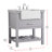 Pelaghia 30'' Single Bathroom Vanity with Marble Top-57367879
