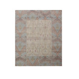 Distressed Homage Hand Knotted Wool Geometric Area Rug