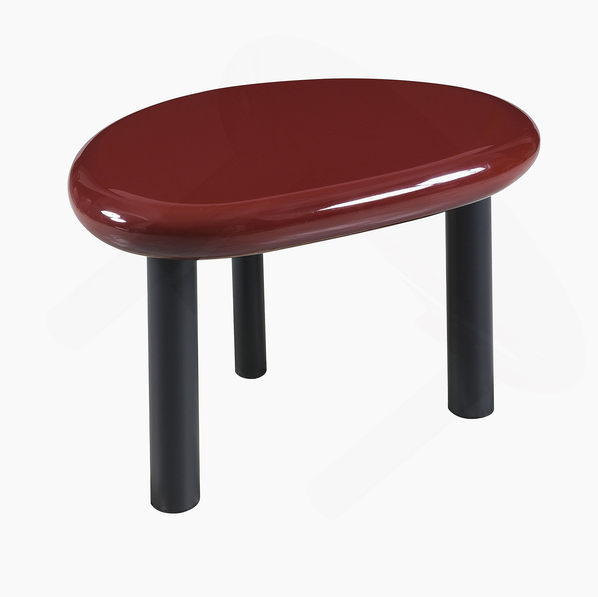 Brayden Studio® Eddie Red High Gloss End Table With Durable MDF Top And — free download