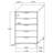 5-Drawer Rectangular Chest