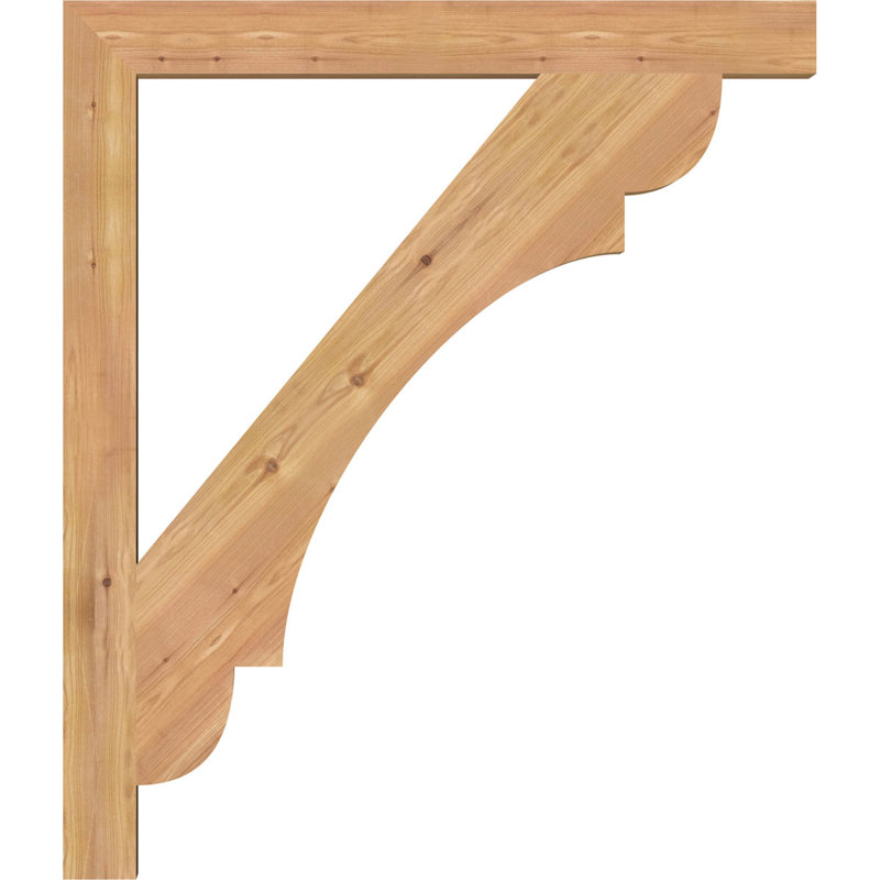 Support de bloc olympique, H 42 po x P 36 po, Cèdre rouge de l'Ouest de l 3 1/2 po (lisse)