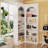 71.8'' Modern Corner Bookcase, 6 - Tier Tall Bookcase, L-shaped Corner Shelf-711373618