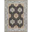 Hand-Knotted High-Quality Black and Gray Area Rug
