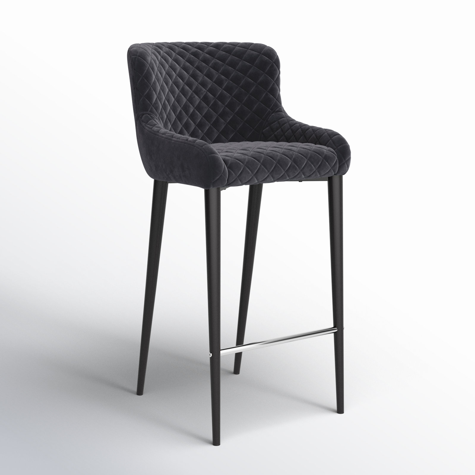 Carly Counter & Bar Stool, Gray, Counter Stool (26" Seat Height)
