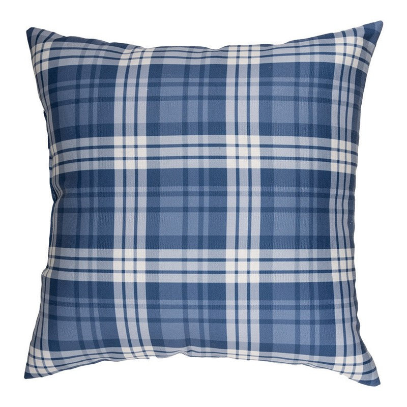 Coussin décoratif Climaweave 45 x 45 cm (18 x 18 pouces) pour l'intérieur et l'extérieur, fabriqué par Manual Woodworkers & Weavers.